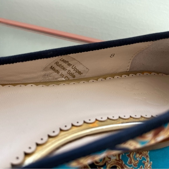 C. Wonder Turquoise and Gold Ballet Flats Size 8 - Picture 11 of 11